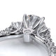 Verragio Three-Stone Round Engagement Ring
