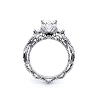 Verragio Three-Stone Oval Engagement Ring