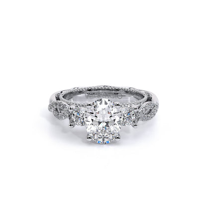 Verragio Three-Stone Oval Engagement Ring
