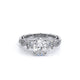 Verragio Three-Stone Oval Engagement Ring
