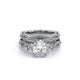 Verragio Three-Stone Oval Engagement Ring