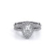 Verragio Halo Pear Engagement Ring