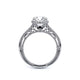 Verragio Halo Round Engagement Ring