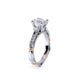 Verragio Three-Stone Oval Engagement Ring