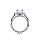 Verragio Three-Stone Oval Engagement Ring