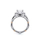 Verragio Three-Stone Oval Engagement Ring