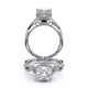 Verragio Halo Princess Engagement Ring
