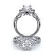 Verragio Three-Stone Oval Engagement Ring