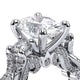 Verragio Three-Stone Oval Engagement Ring
