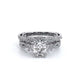 Verragio Three-Stone Oval Engagement Ring
