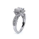Verragio Halo Princess Engagement Ring