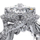 Verragio Halo Princess Engagement Ring