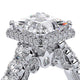 Verragio Halo Princess Engagement Ring