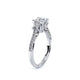 Verragio Three-Stone Princess Engagement Ring
