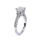 Verragio Three-Stone Princess Engagement Ring