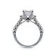 Verragio Three-Stone Princess Engagement Ring