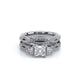 Verragio Three-Stone Princess Engagement Ring