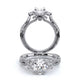 Verragio Three-Stone Oval Engagement Ring