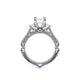 Verragio Three-Stone Emerald Engagement Ring