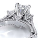 Verragio Three-Stone Emerald Engagement Ring