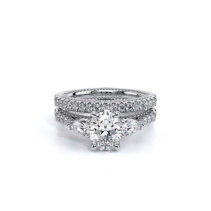 Verragio Three-Stone Oval Engagement Ring