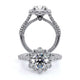 Verragio Halo Round Engagement Ring