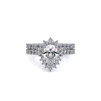 Verragio Halo Pear Engagement Ring