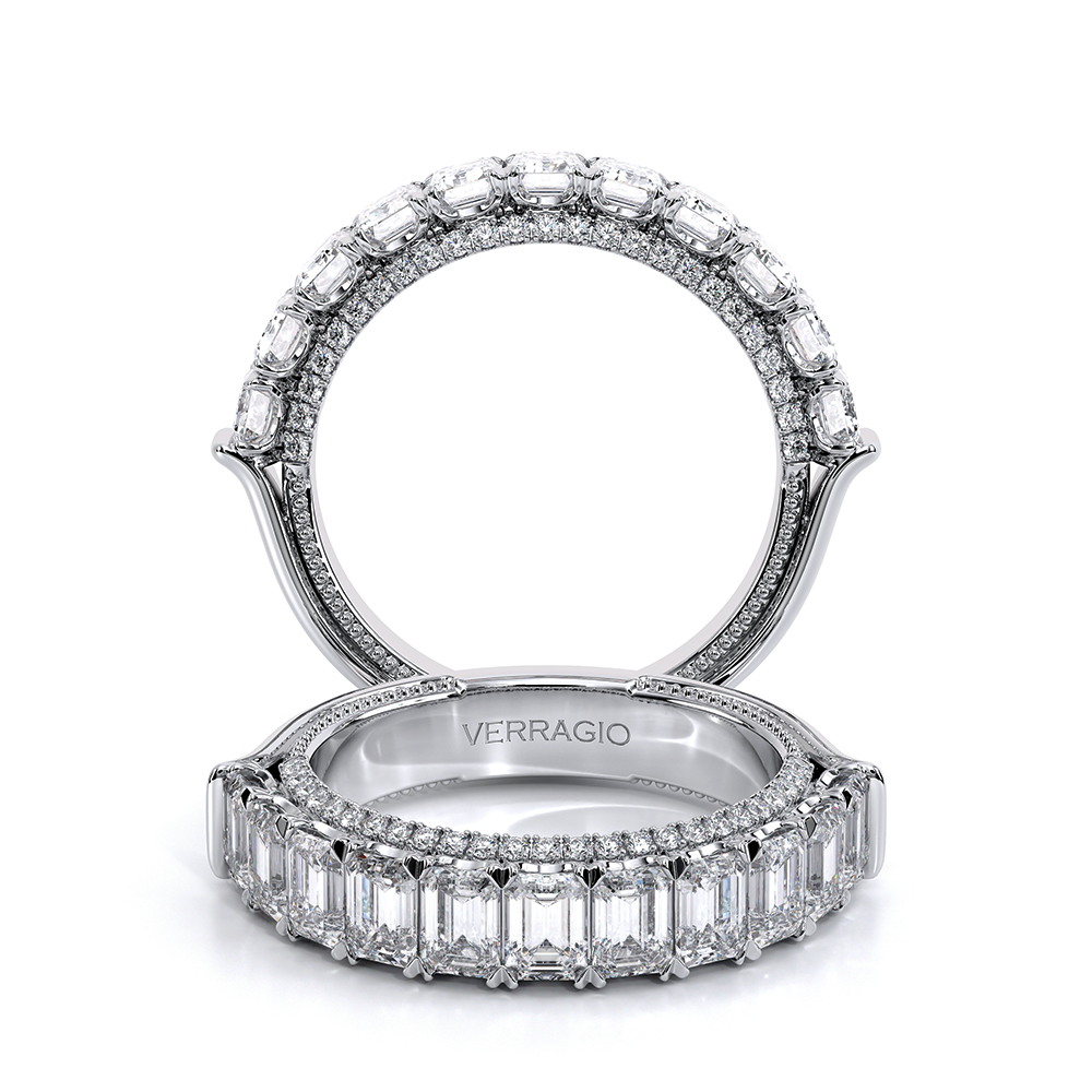 Verragio Emerald Wedding Band