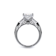 Verragio Three-Stone Princess Engagement Ring
