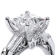 Verragio Three-Stone Princess Engagement Ring
