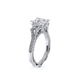 Verragio Three-Stone Princess Engagement Ring