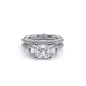 Verragio Three-Stone Princess Engagement Ring