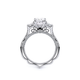 Verragio Three-Stone Oval Engagement Ring