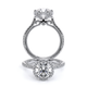 Verragio Halo Round Engagement Ring