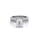 Verragio Pave Emerald Engagement Ring