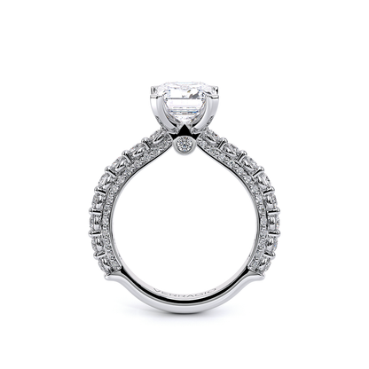 Verragio Pave Emerald Engagement Ring