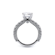 Verragio Pave Emerald Engagement Ring
