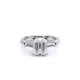 Verragio Three-Stone Emerald Engagement Ring