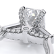 Verragio Three-Stone Emerald Engagement Ring