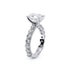 Verragio Pave Emerald Engagement Ring