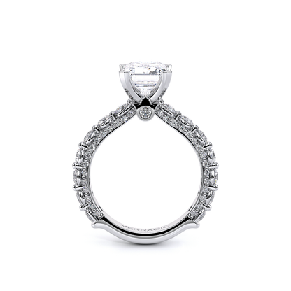 Verragio Pave Emerald Engagement Ring