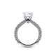 Verragio Pave Emerald Engagement Ring