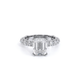 Verragio Pave Emerald Engagement Ring