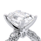 Verragio Pave Emerald Engagement Ring