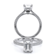 Verragio Pave Emerald Engagement Ring