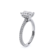 Verragio Pave Emerald Engagement Ring