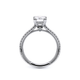 Verragio Pave Emerald Engagement Ring