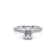 Verragio Pave Emerald Engagement Ring