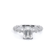 Verragio Pave Emerald Engagement Ring