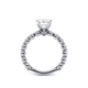 Verragio Pave Emerald Engagement Ring